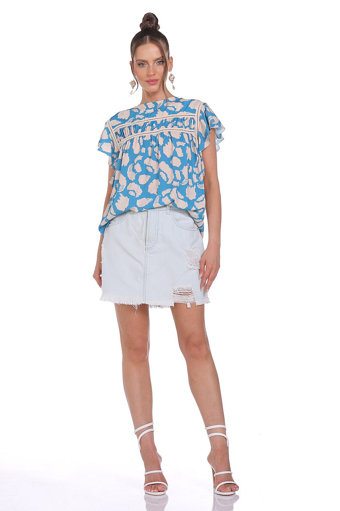 Saia Jeans Curta Viber 322