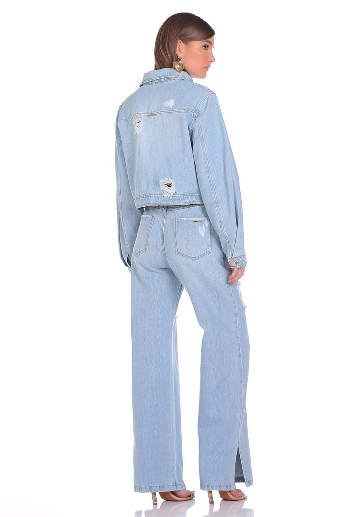 Jaqueta Jeans Oversized