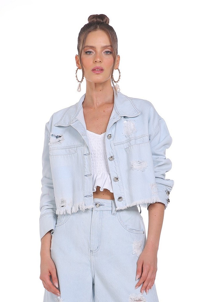 Jaqueta Jeans Curta Viber 322
