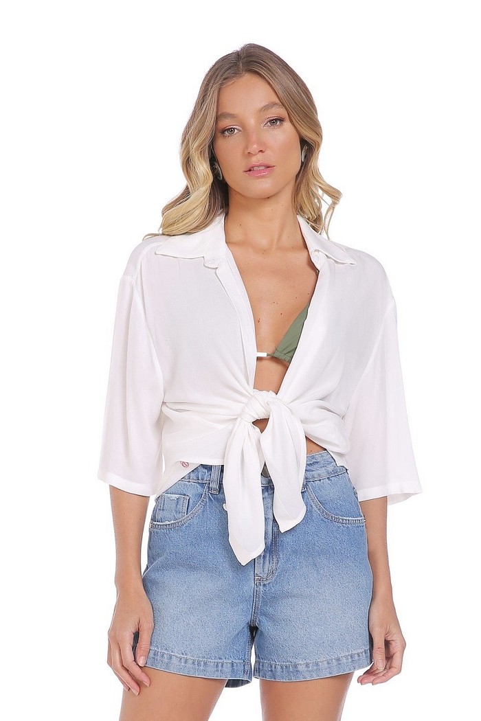 Camisa M/c De Viscose Viber 322