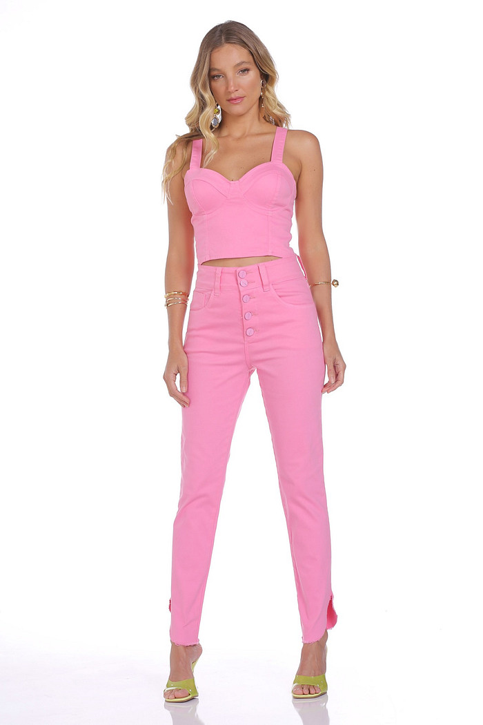 Calca Sarja High Fit Viber 322