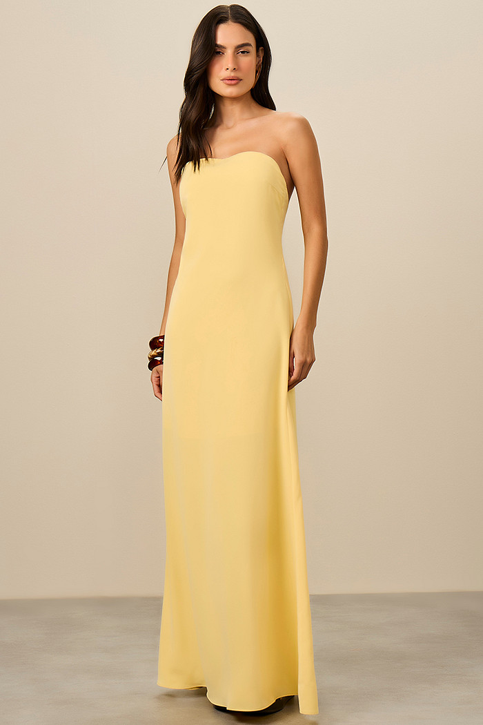 VESTIDO TOMARA QUE CAIA FLUIDO