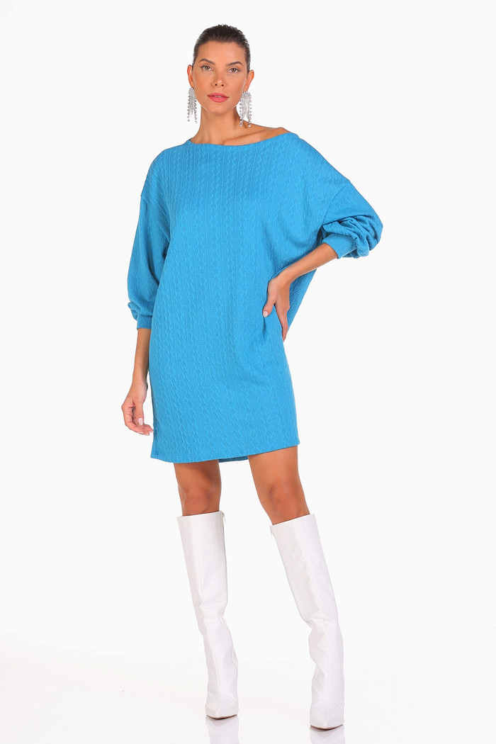 Vestido Curto Tricot Viber 123