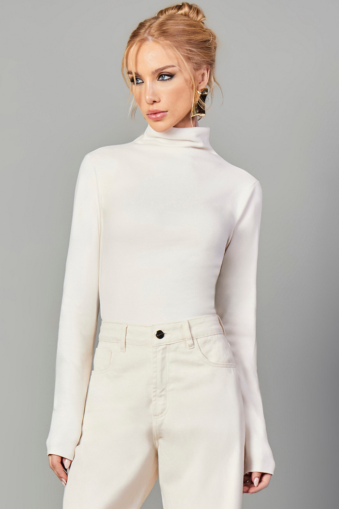 BLUSA MANGA LONGA MALHA COMFY