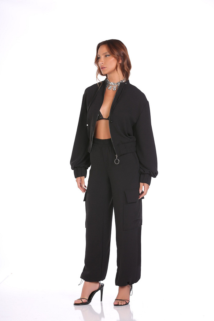 Jaqueta Detalhe Ilhos Gola Luleg 223