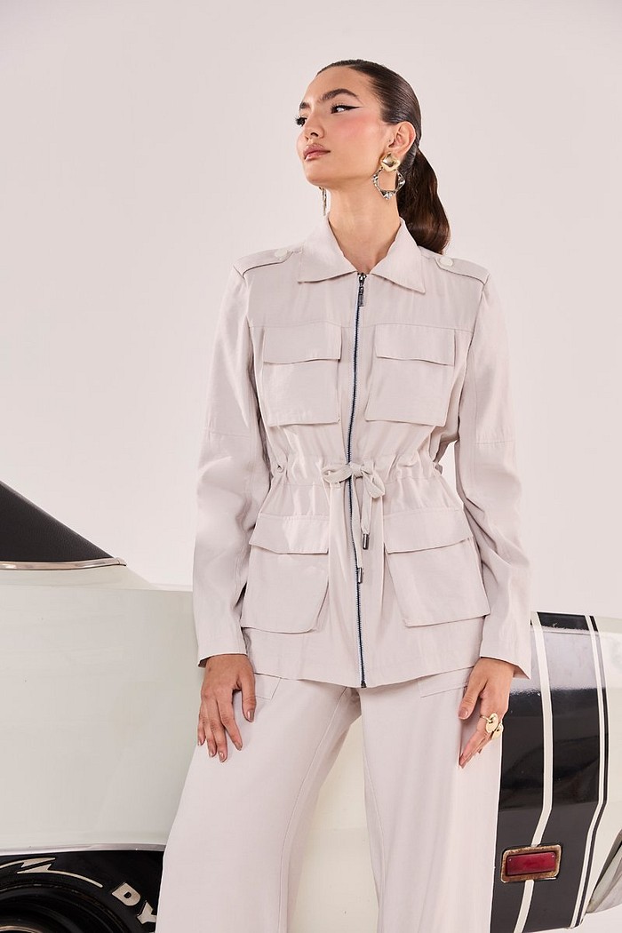 Parka Detalhe Cordao