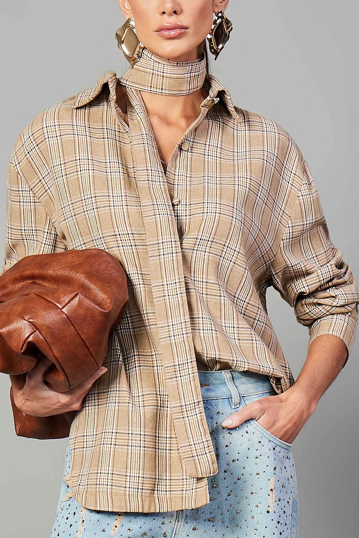 CAMISA XADREZ COM FAIXA