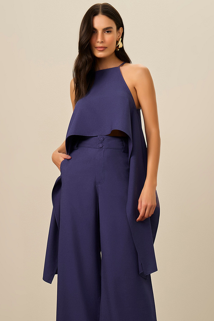 BLUSA DETALHE BICOS ALFAIATARIA