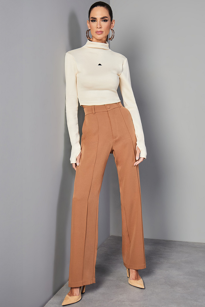 CALÇA ALFAIATARIA BETSY COM NERVURAS