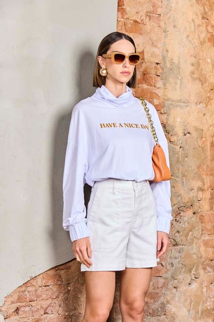 Shorts Sarja Alfaiataria Moletom