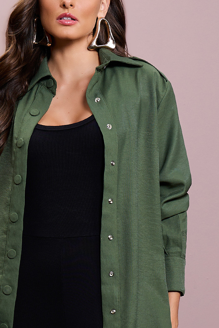 CAMISA M/L DETALHE BOTÕES