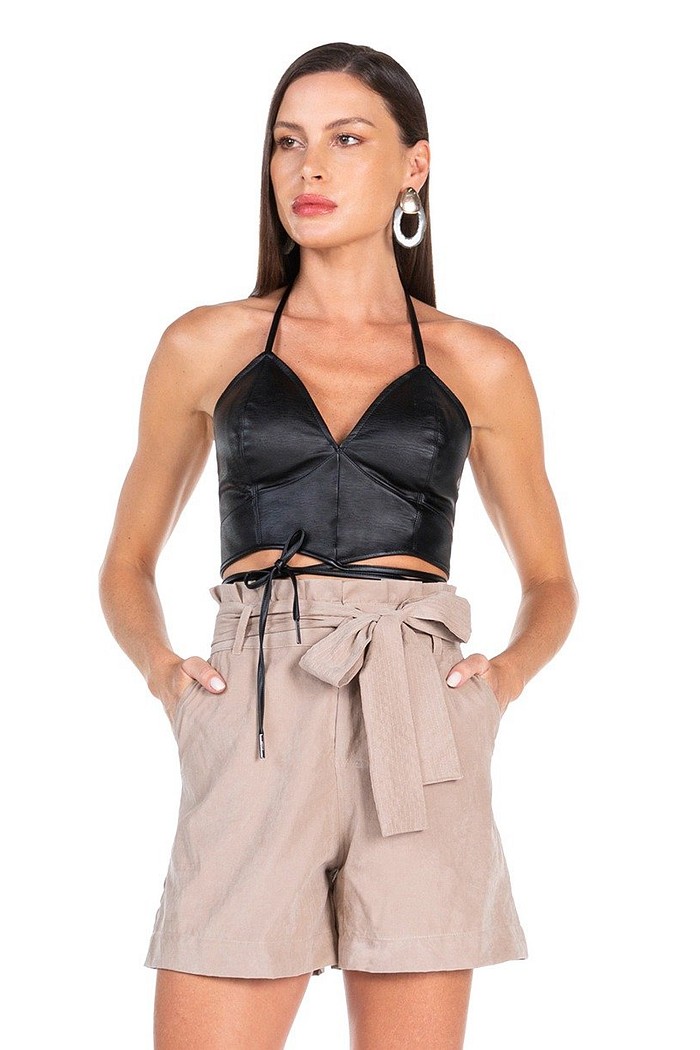 Shorts Com Faixa C/ Pesponto Viber 222