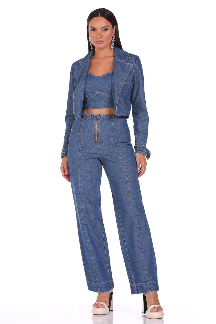 Jaqueta Curta Jeans Rzm 223