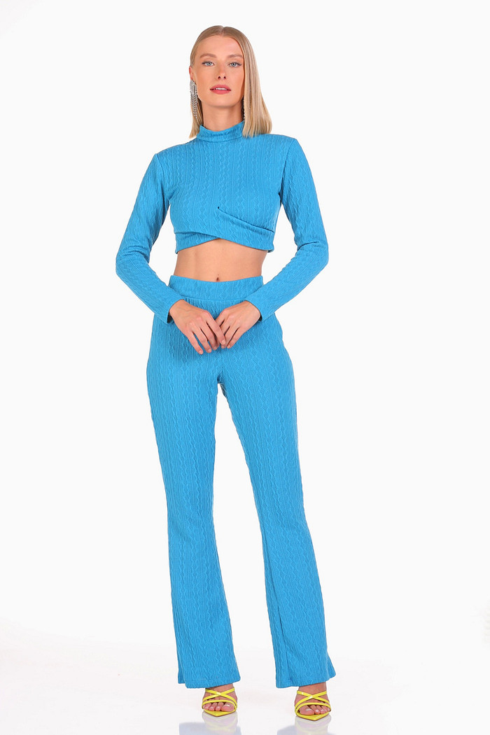 Conjunto Calca E Blusa Tricot Viber 123