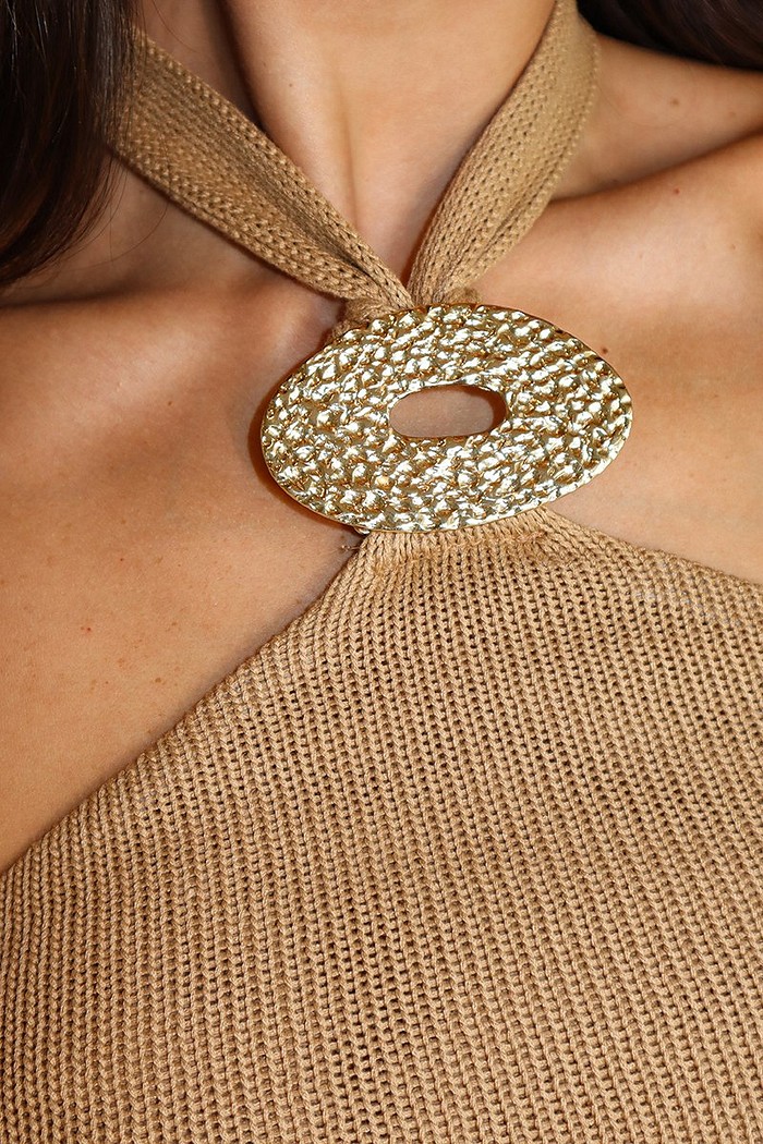 BLUSA TRICOT COM METAL