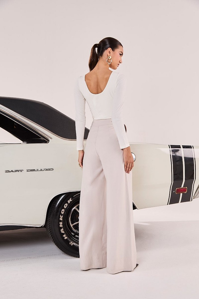 Calca Pantalona Trench