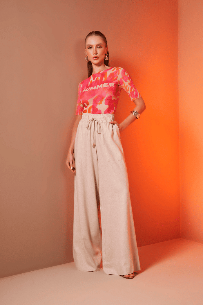 T-shirt Tule Estampa E Termocolante