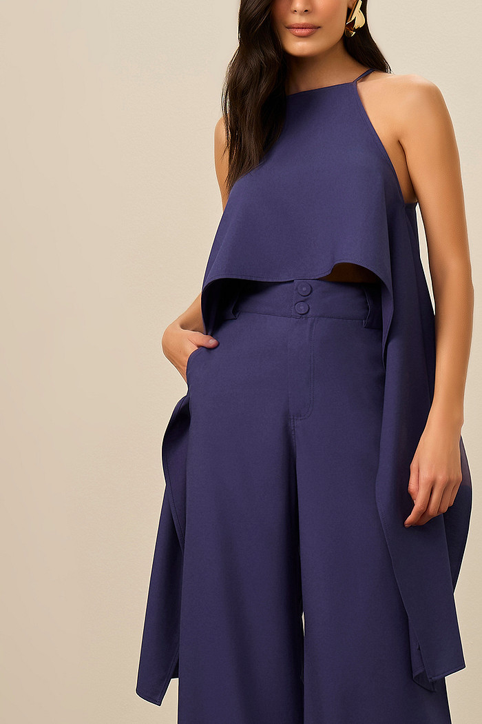 BLUSA DETALHE BICOS ALFAIATARIA