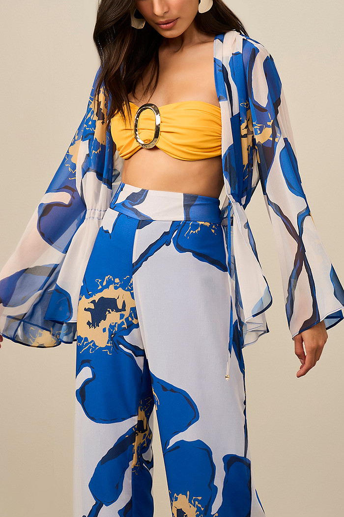 SAÍDA DE PRAIA CURTA ESTAMPADA