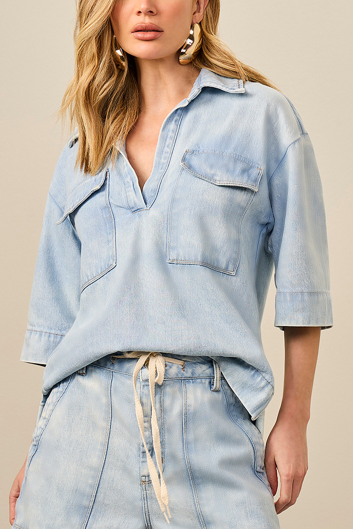 CAMISA JEANS M/L