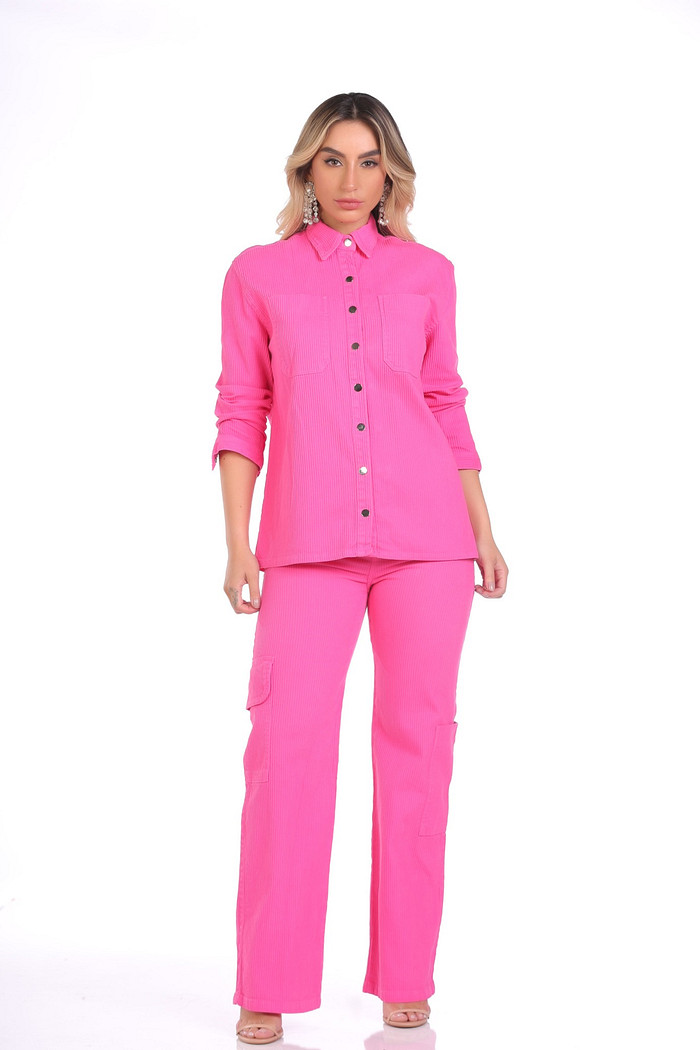 Calca Sarja Wide Leg Cotele Rzm 223