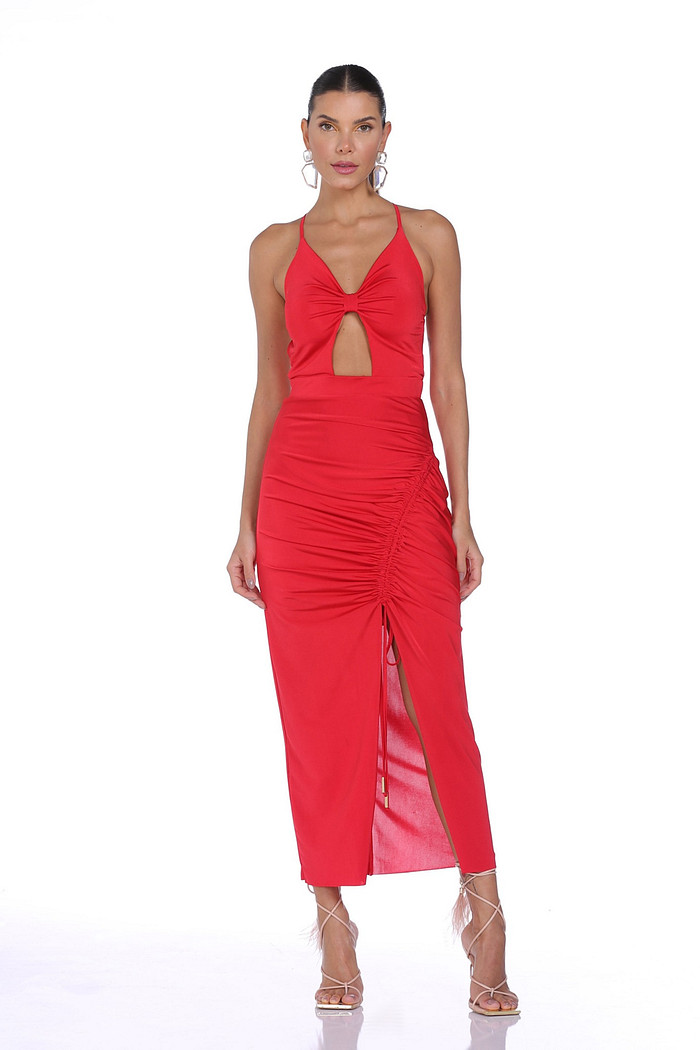 Vestido Midi De Jersey Viber 522