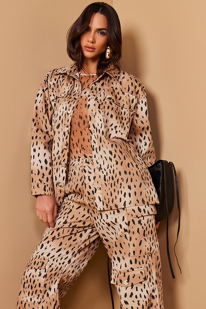 CAMISA SARJA ESTAMPADA