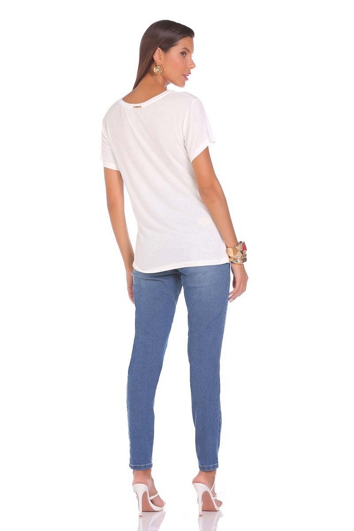 Calca Jeans High Fit Viber