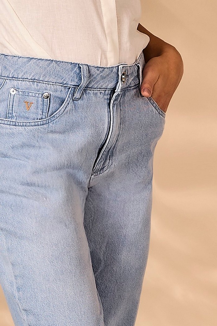CALÇA JEANS RETA