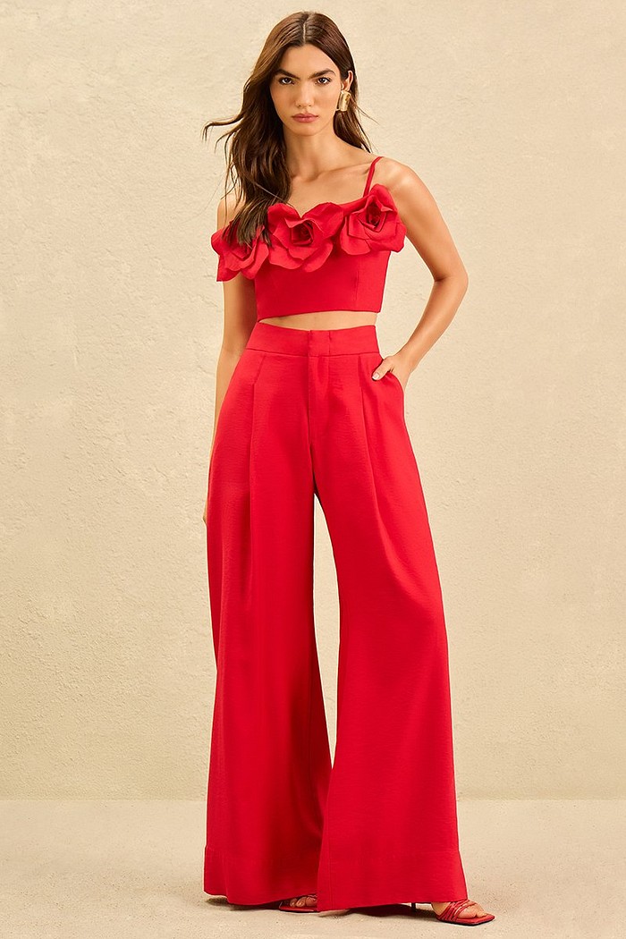 TOP ALFAIATARIA DETALHE FLORES