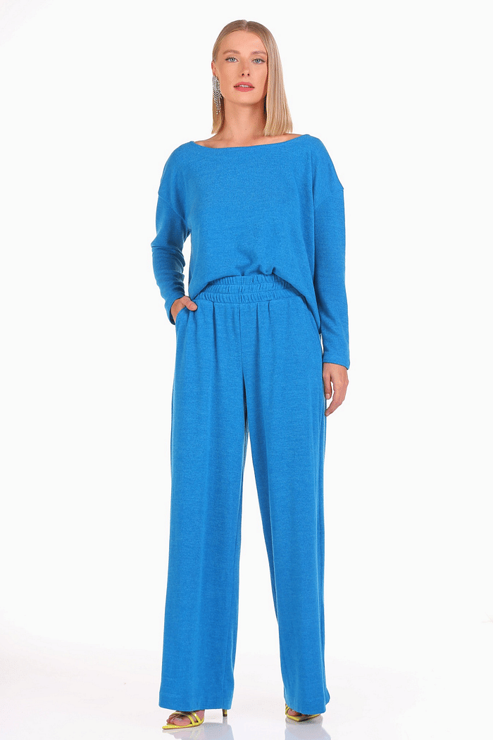 Conjunto Blusa E Calca Tricot Viber 123