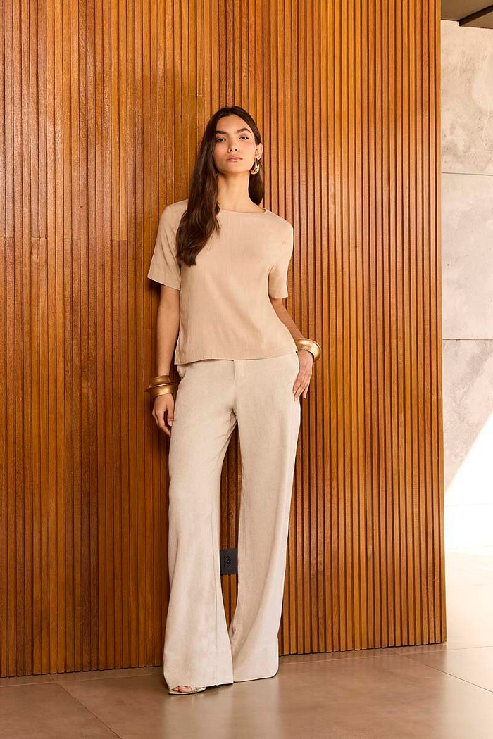 Blusa M/c Basic Crepe