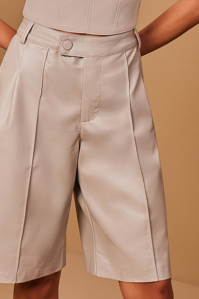 BERMUDA LEATHER FAKE ALFAIATARIA