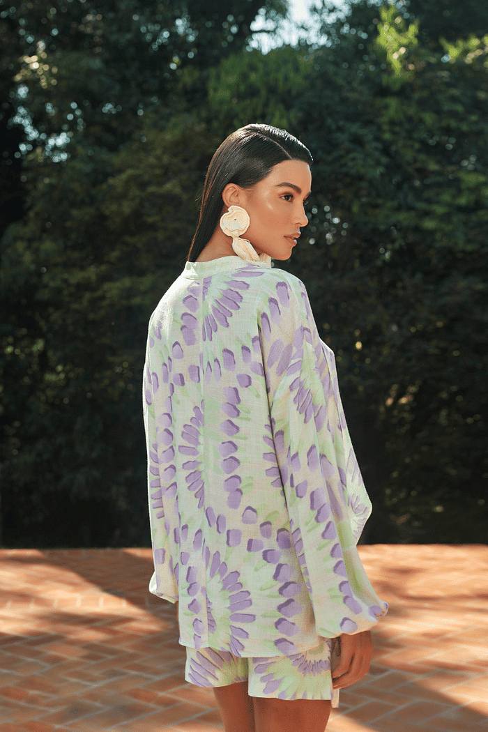 Blusa Bata Estampada