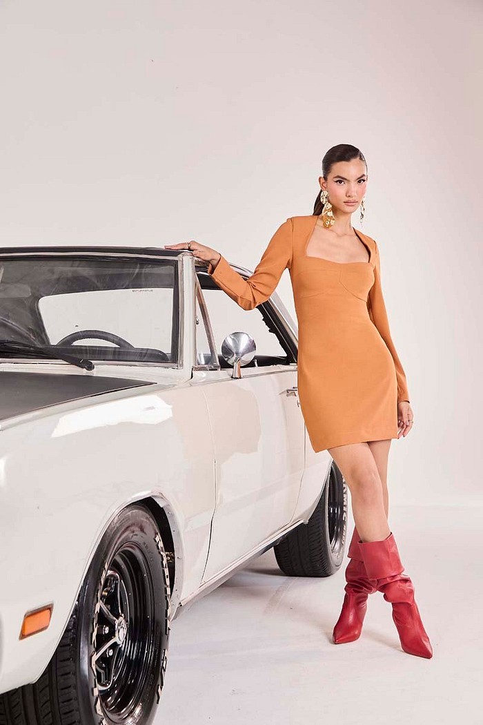 Vestido Curto Alfaiataria 224 3