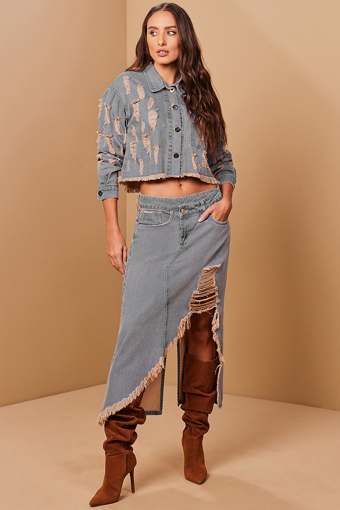 SAIA JEANS MIDI VINTAGE