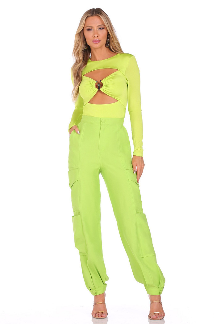 Blusa M/l Jersey Detalhe Metal Luleg 223