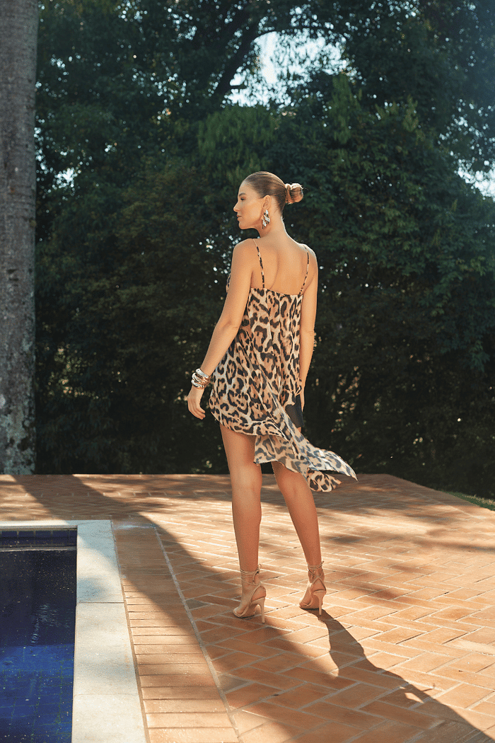 Blusa Assimetrica Estampada