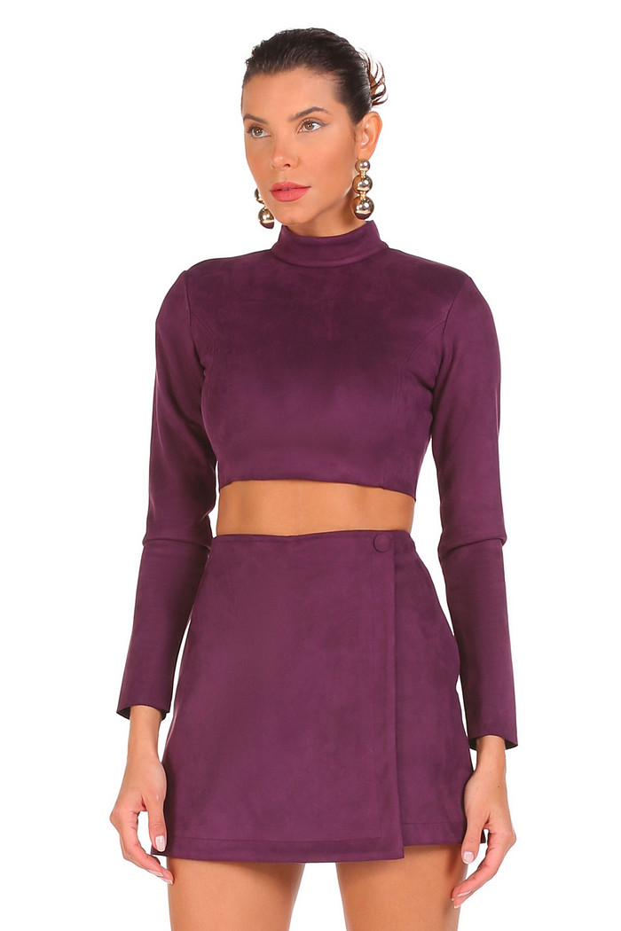 Blusa Gola Alta Suede Viber 123