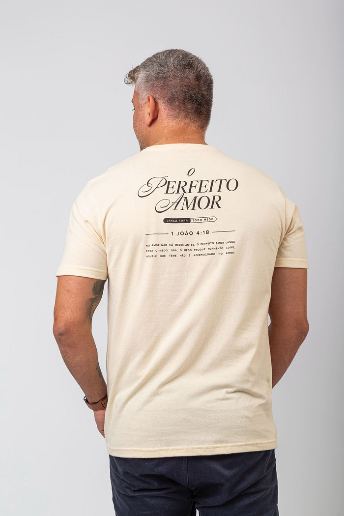 CAMISETA PERFEITO AMOR OFF WHITE