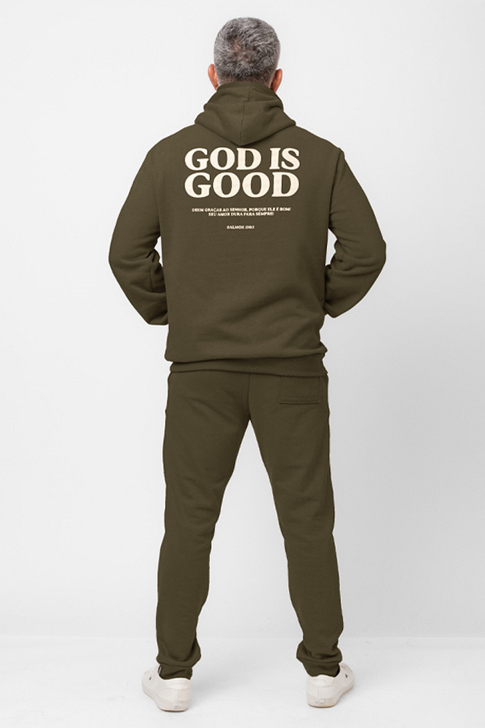 CASACO MOLETOM ALL THE TIME VERDE