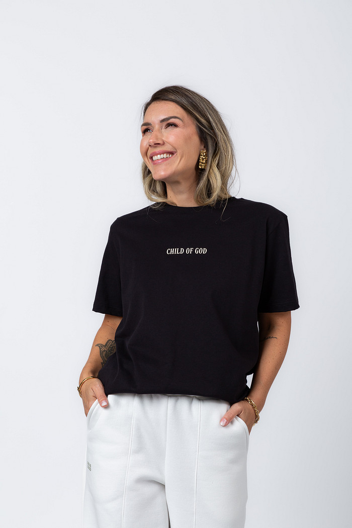 T-SHIRT OVERSIZED MINHA IDENTIDADE PRETO