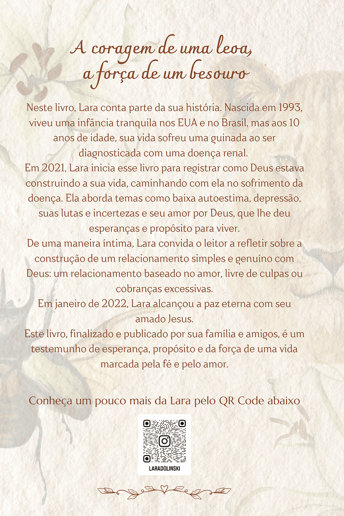 LIVRO A LEOA E O BESOURO