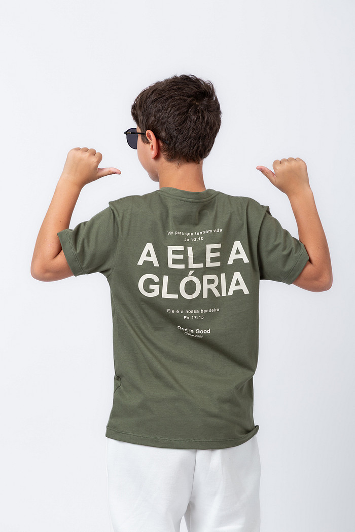 CAMISETA INFANTIL A ELE A GLORIA