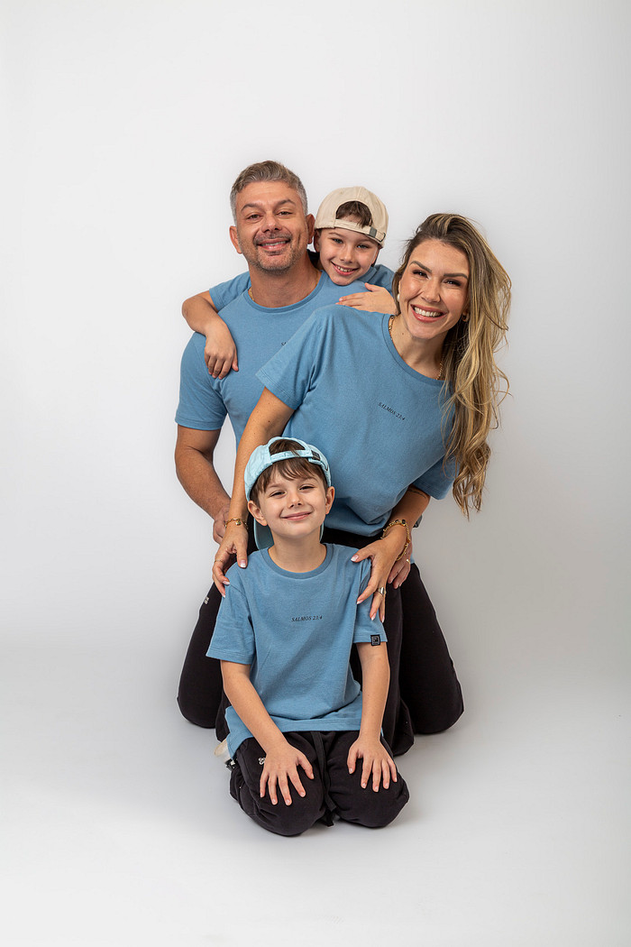 CAMISETA INFANTIL SALMOS 23:4