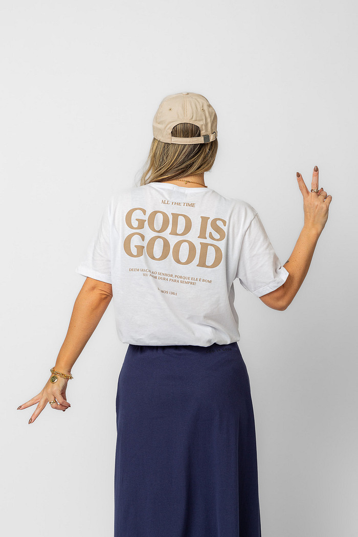 T-SHIRT OVERSIZED ALL THE TIME BRANCA