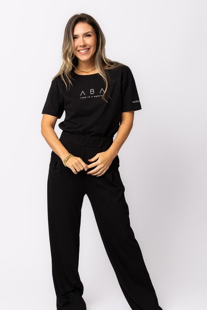 T-SHIRT ABA PRETA