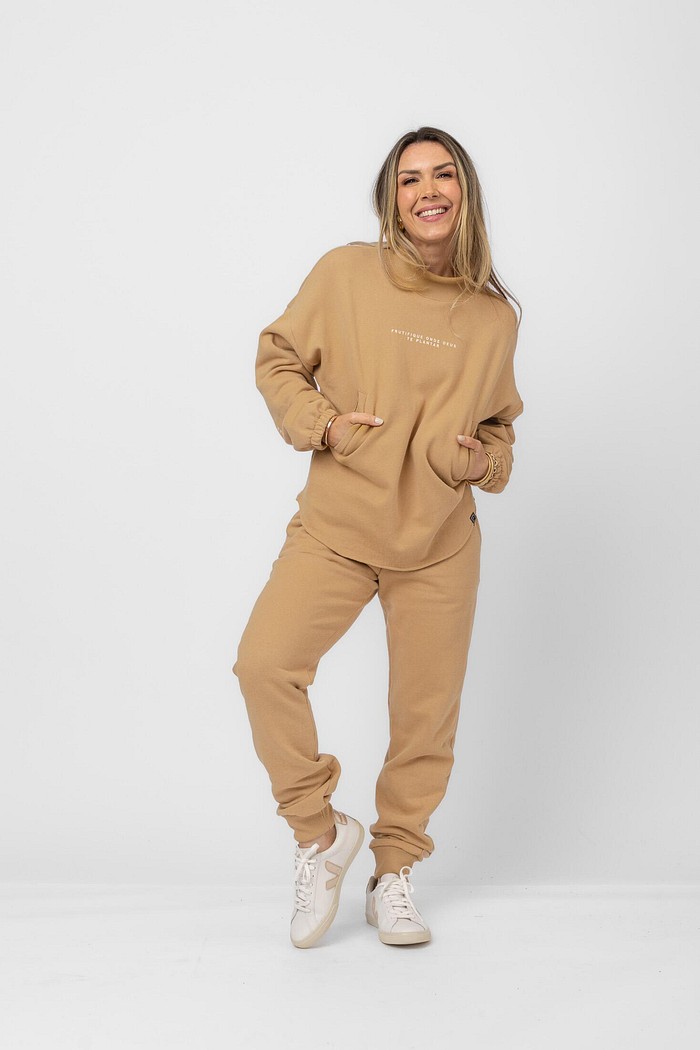 CALÇA JOGGER GOOD BEGE