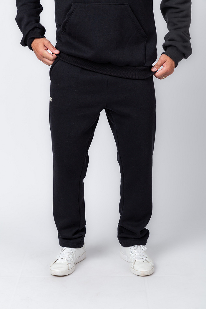CALÇA MOLETOM MASCULINA GOD IS GOOD BLACK