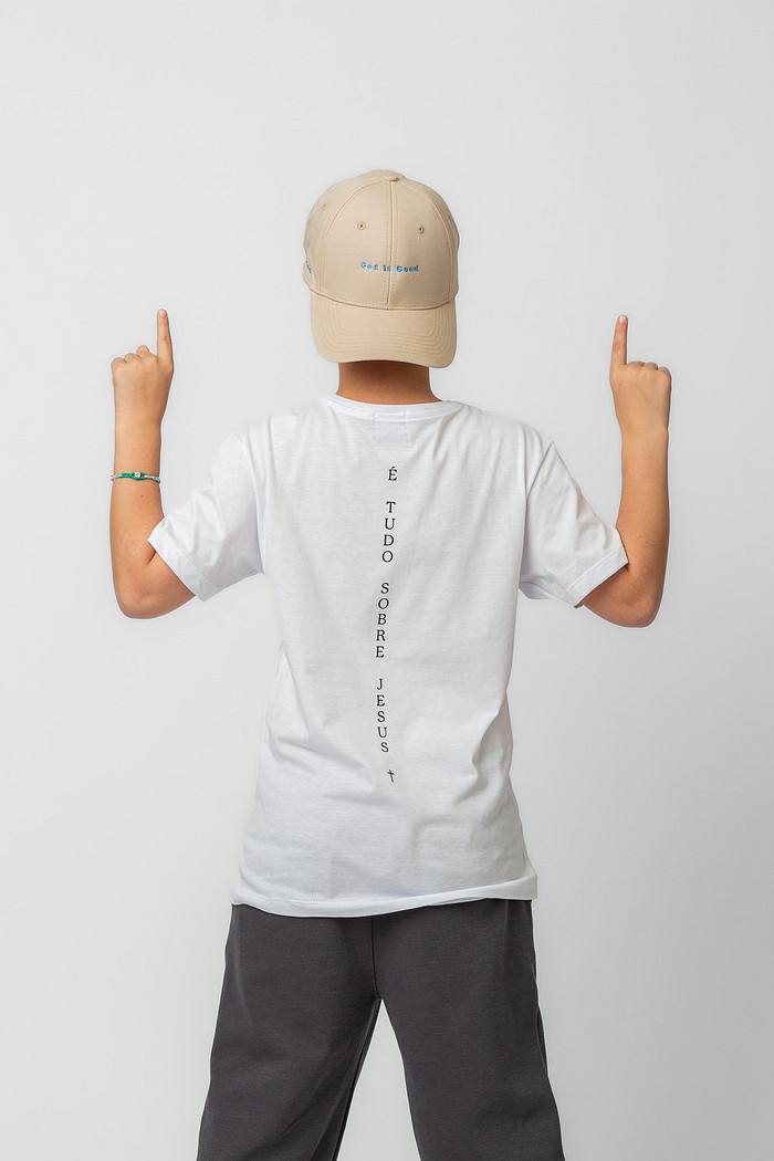 CAMISETA INFANTIL É TUDO SOBRE JESUS